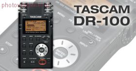 Портативный звуковой рекордер-диктофон Tascam DR-100