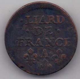 1 лиард 1657г. Франция
