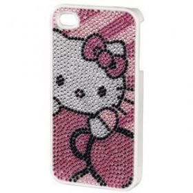 Чехол для телефона Hello Kitty H-107320 pink для Apple iPhone 4/4S пластик стразы