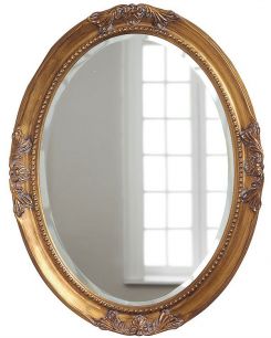 Овальное зеркало в раме Parigi Gold