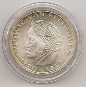 200 лет со дня рождения Людвига Ван Бетховена 5 марок Германия 1970 F