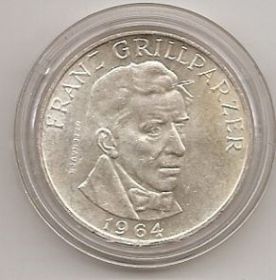 Франц Грильпарцер  25 шиллингов Австрия 1964