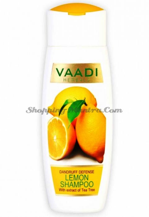 Шампунь против перхоти Лимон&Чайное дерево Ваади /Vaadi Herbals Lemon&Tea Tree Shampoo