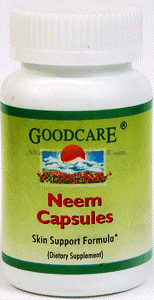 Ним пищевая добавка для здоровья кожи в капсулах GoodCare Pharma Neem Capsules