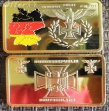 Слиток 1 унция золота Немецкий Рейхсбанк 1938
