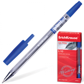 Ручка масл "ERICH KRAUSE Ultra L-10", синяя 13873