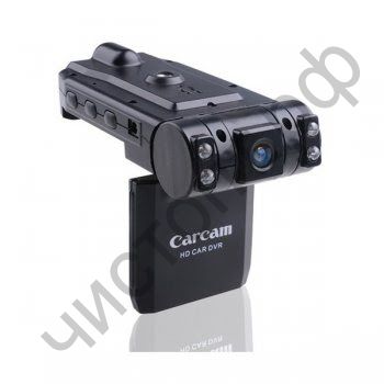 Видеорегистр. Х1000 + монитор, 1,3Mpix ,2 камеры (AVI,microSD до 32GB, 1280х480,mini USB)