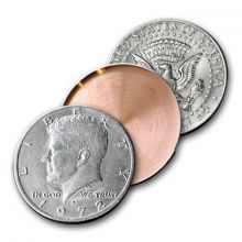 Shell Монета Half Dollar 3 см