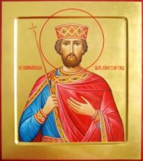 Икона Константин Великий (рукописная)