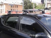Багажник на крышу Hyundai i30, Атлант, аэродинамические дуги