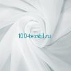 Вуаль однотонная с утяжелителем белая