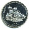 Гриффин монета Тристан-да-Кунья 1 крона 2006(Prooflike)