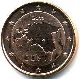 1 цент Монета Эстонии 2011