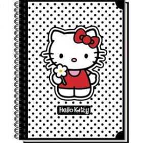 Тетрадь общая на гребне "Hello Kitty Classic White"