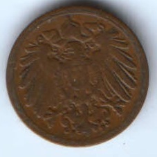 1 пфенниг 1895 г. F Германия