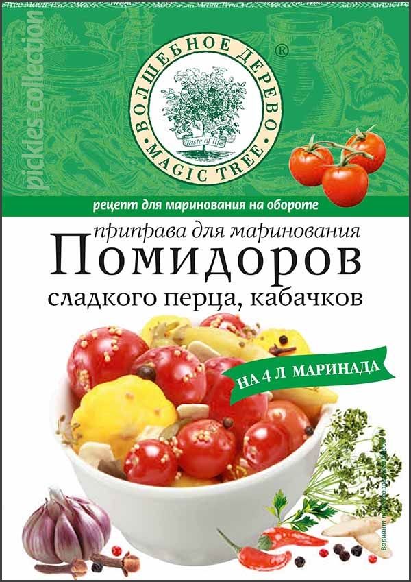 ВД Приправа для маринования помидоров, кабачков и сладкого перца 35 г