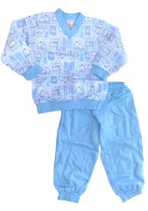 Голубая пижама детская Бемби 130815
