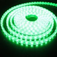 Светодиодная лента в силиконе 3528 12 V 9.6 W 120 LED (диодов) на 1 м зеленая