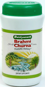 Брами чурна тоник для мозга и нервной системы Байдьянатх / Baidyanath Brahmi Churna
