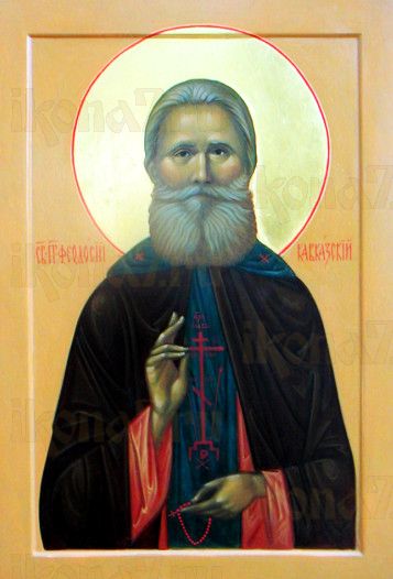 Икона Феодосий Кавказский (рукописная)