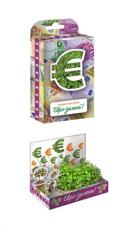 Живая открытка " Евро-зелень"