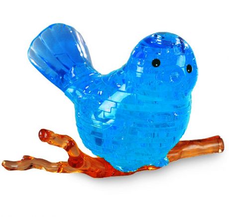 3D Головоломка "Птичка голубая"