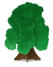 Растущий кристалл "Дерево зеленое"