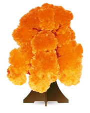 Растущий кристалл "Дерево оранжевое"