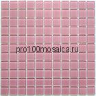 Pink glass стекло 25*25. Мозаика серия CRYSTAL, размер, мм: 300*300 (BONAPARTE)