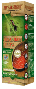 КРАСНАЯ ИКРА Муравьивит гель-бальзам д/тела восстановитель хрящевой ткани (суставы, мышцы) 70гр