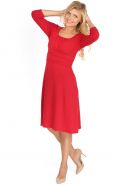 Платье ПВ11 красное для беременных и кормящих