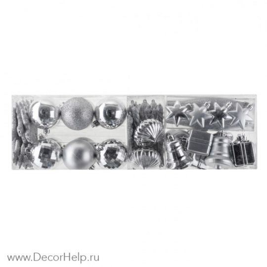 Набор елочных украшений (60шт.)