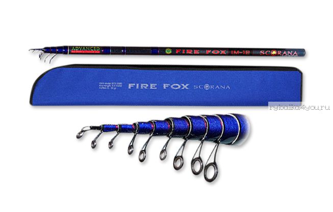 Удилище Scorana Fire Fox Bolognese Tele 4,5м (5-30г)