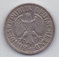 1 марка 1954 г. G. Германия