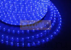 Дюралайт светодиодный, эффект мерцания(2W), синий, 220В, диаметр 13 мм, бухта 100м, NEON-NIGHT
