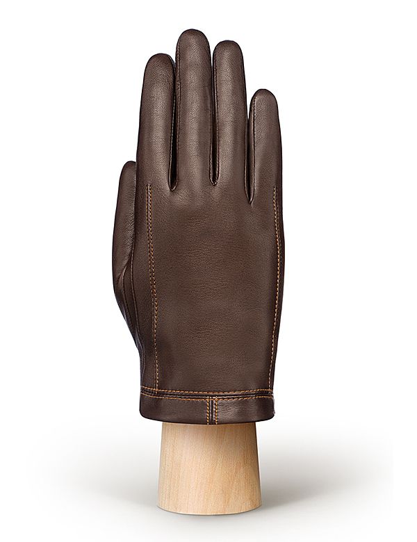 Кожаные осенние мужские перчатки ELEGANZZA GR01-00009629