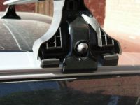 Багажник на крышу Volvo XC60 с интегрированными рейлингами, Атлант, аэродинамические дуги