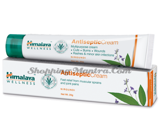 Крем-антисептик для порезов, ожогов, кожных инфекций Хималая / Himalaya Antiseptic Cream