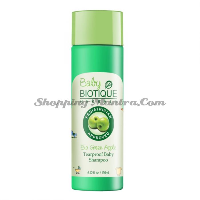 Биотик Зеленое Яблоко детский шампунь без слез | Biotique Bio Green Apple Tearproof Baby Shampoo