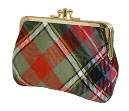 Шотландский кошелёк (клатч) тартан клана Брюс