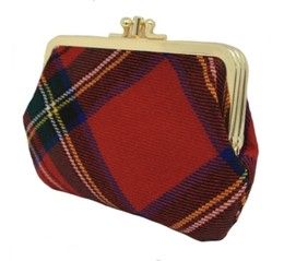 Шотландский кошелёк (клатч) тартан королевского клана Стюарт