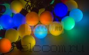 Гирлянда "LED - шарики", RGB, Ø23 мм, 5 м, Neon-Night