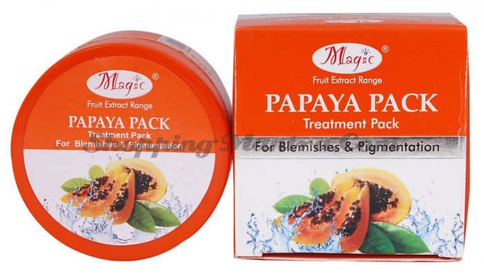Маска против пигментных пятен Папайя Меджик Аюрведа / Magic Ayurveda Papaya Face Pack
