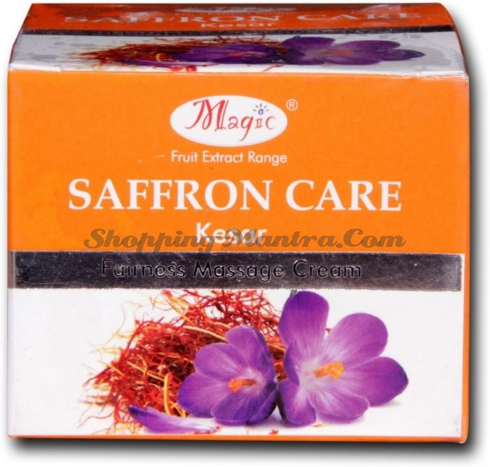 Массажный крем для лица с шафраном Меджик Аюрведа / Magic Ayurveda Saffron Care Cream
