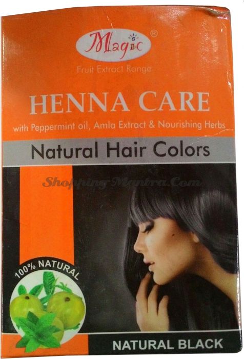 Краска для волос с натуральной хной (3 тона) Меджик Аюрведа / Magic Ayurveda Henna Hair Color