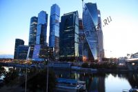 Москва-Сити на берегу Москва-реки