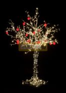 Светодиодное дерево "Яблоня", высота 2.5 м, 20 красных яблок, тепло-белые светодиоды, IP 54, понижающий трансформатор в комплекте, NEON-NIGHT