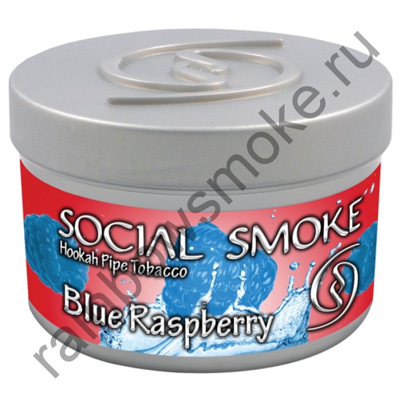 Social Smoke 250 гр - Blue Raspberry (Голубая Малина)