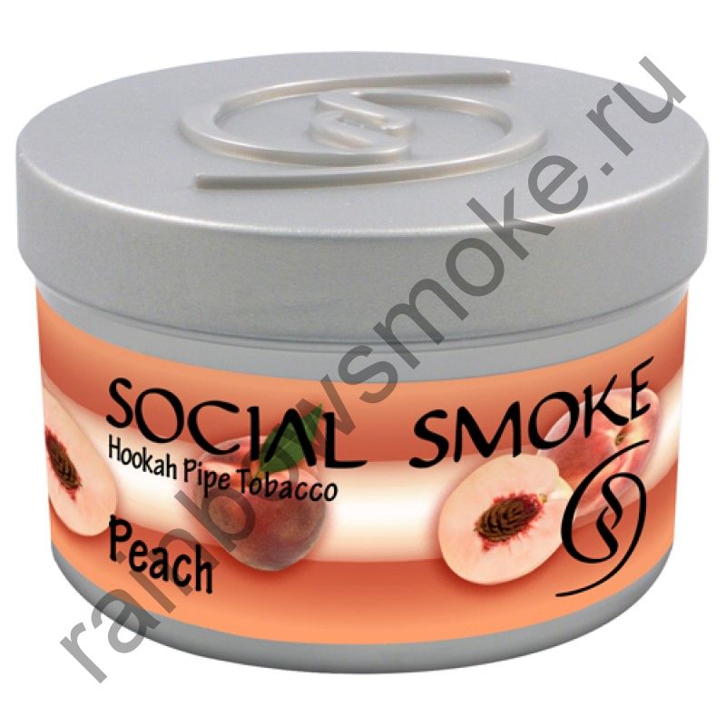 Social Smoke 250 гр - White Peach (Белый Персик)