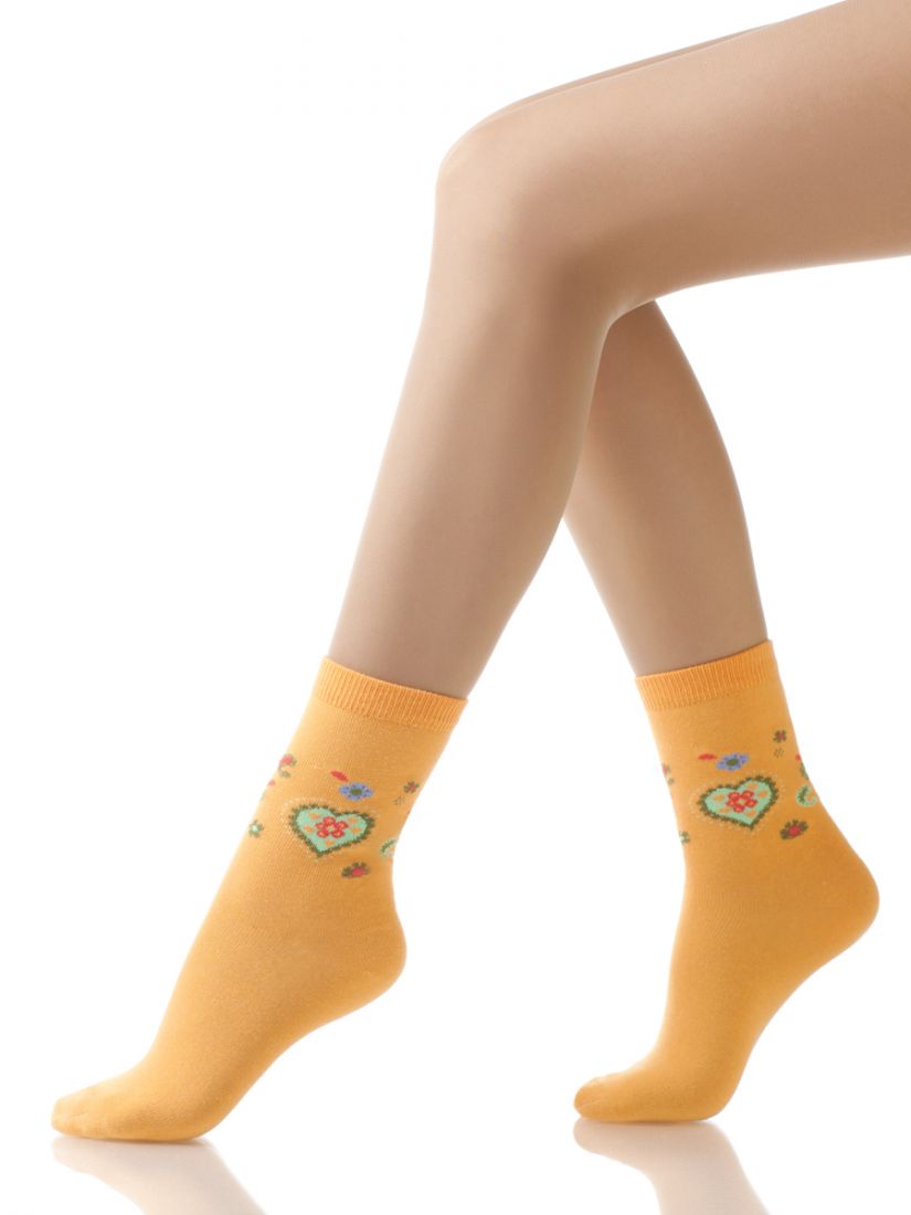 Носки оранжевые для девочки 2-5 лет